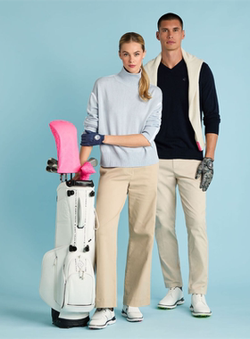 代购Gfore DAYTONA 男女款高尔夫球包骷髅头压花轻质耐磨配防雨罩