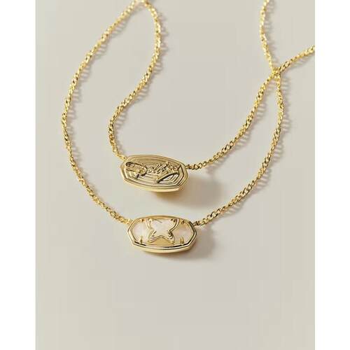 海外代购Kendra Scott（饰品）女士项链金色双层日常搭配叠戴