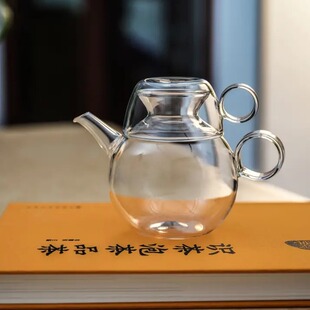 玻璃泡茶壶茶具一人饮茶水杯茶水分离耐高温泡茶器办公室个人专用