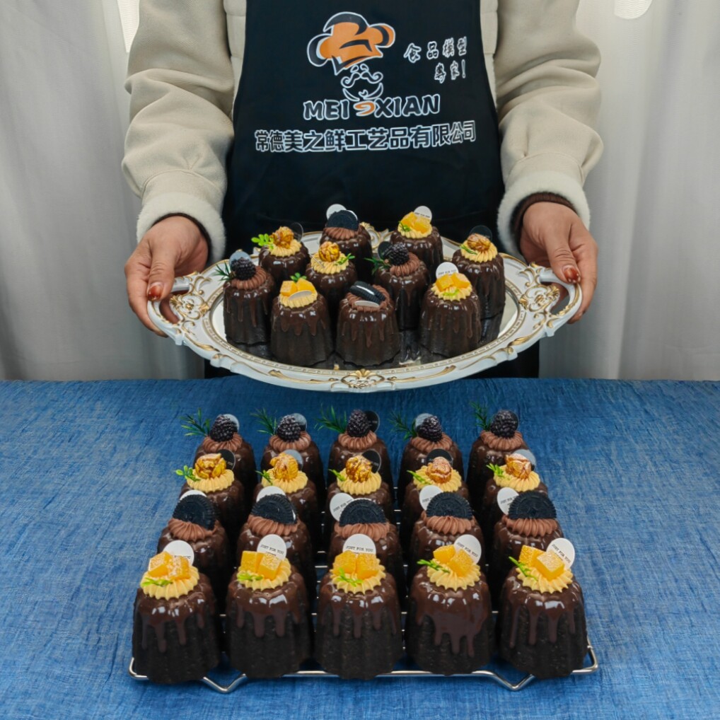 仿真新款可露丽模型下午茶点心冰淇淋水果泡沫蛋糕拍照装饰假道具