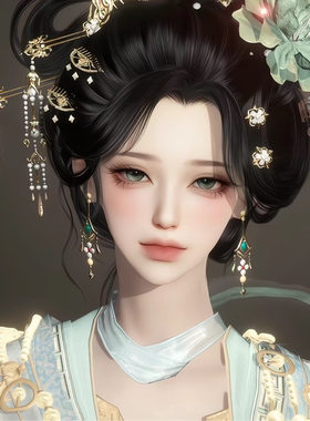 发2 这张脸配得起端正二字了 温意 耶耶包 古风 逆水寒手游捏脸女