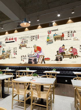夜宵重庆撸串海报装饰画定做