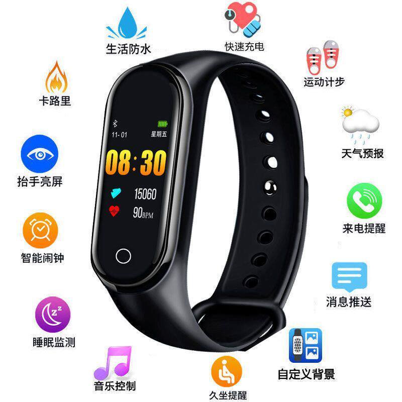 适用华为HUAWEI P60 P60PRO智能手环手机运动跑步腕表计步测心率怎么看?