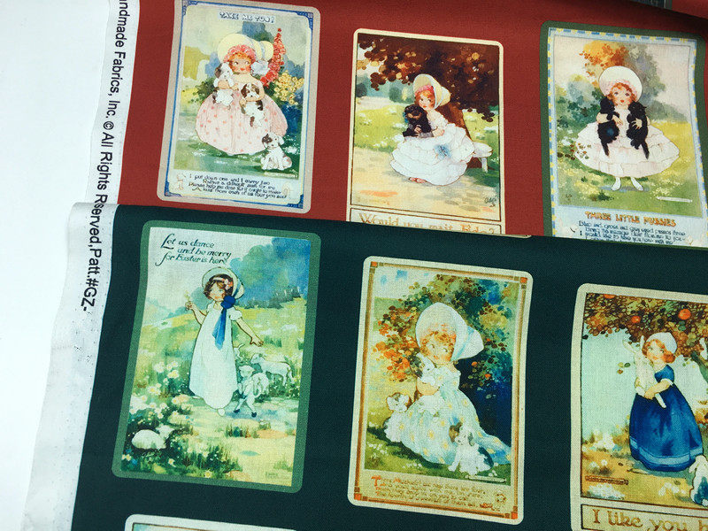 法式复古风花园女孩数码印花全棉布 diy手工手账本卡包钥匙包拼布使用感如何?