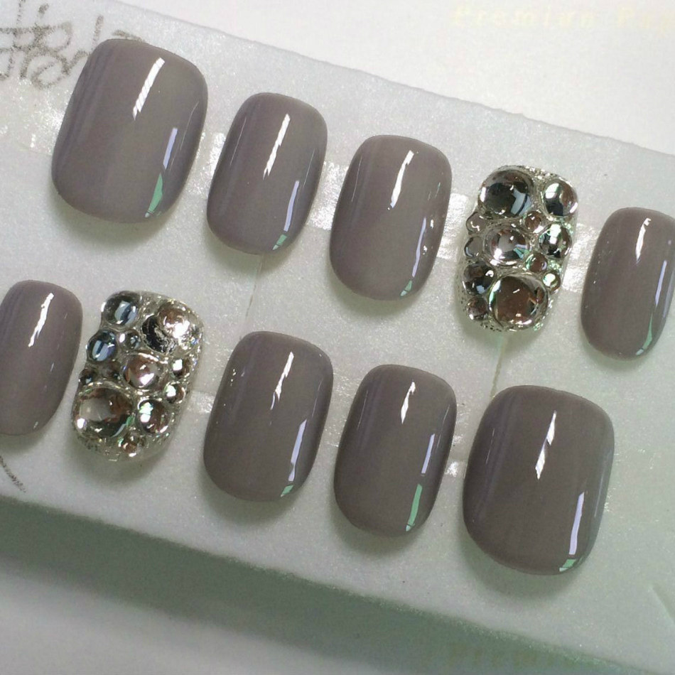 新娘穿戴甲贴片光疗定做手工甲片