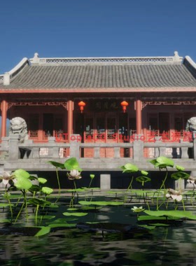 Unity HDRP 国风建筑3D模型场景包 Snaps Art HD Asian Garden