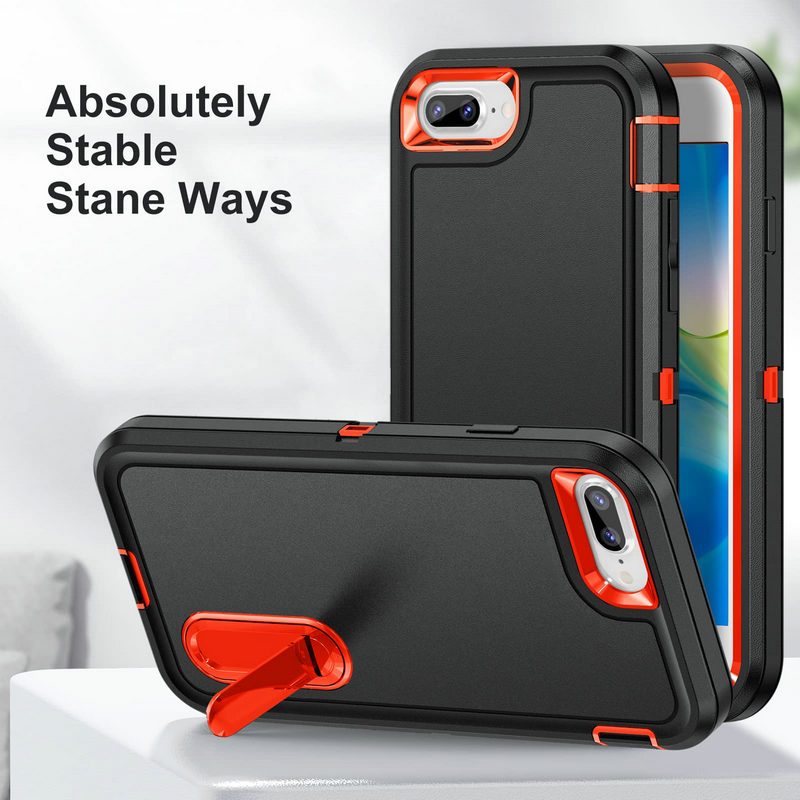 欧美军工防摔手机壳适用苹果SE3全包iPhone7/8plus软胶磨砂硬壳6p/6SP加厚防滑外壳7p/8P/SE2