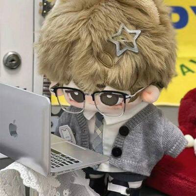 饭制TF家族朱志鑫20CM属性棉花娃娃明星周边同人高颜值玩偶