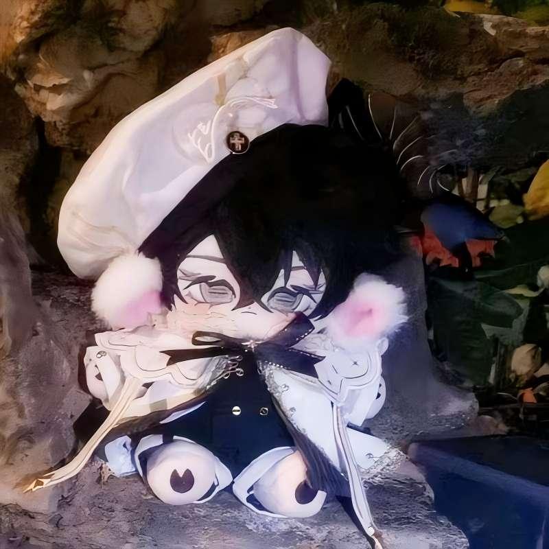 新品十日终焉齐夏属性白羊夏20cm棉花娃娃正版原创毛绒玩偶周边