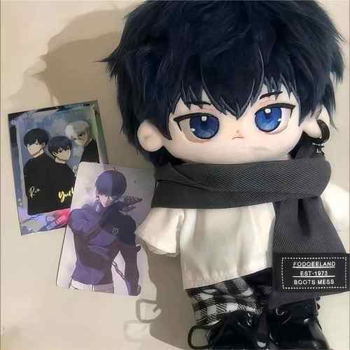 棉花娃娃蓝色监狱周边洁世一20cm动漫玩偶生日礼物正版送女生闺蜜