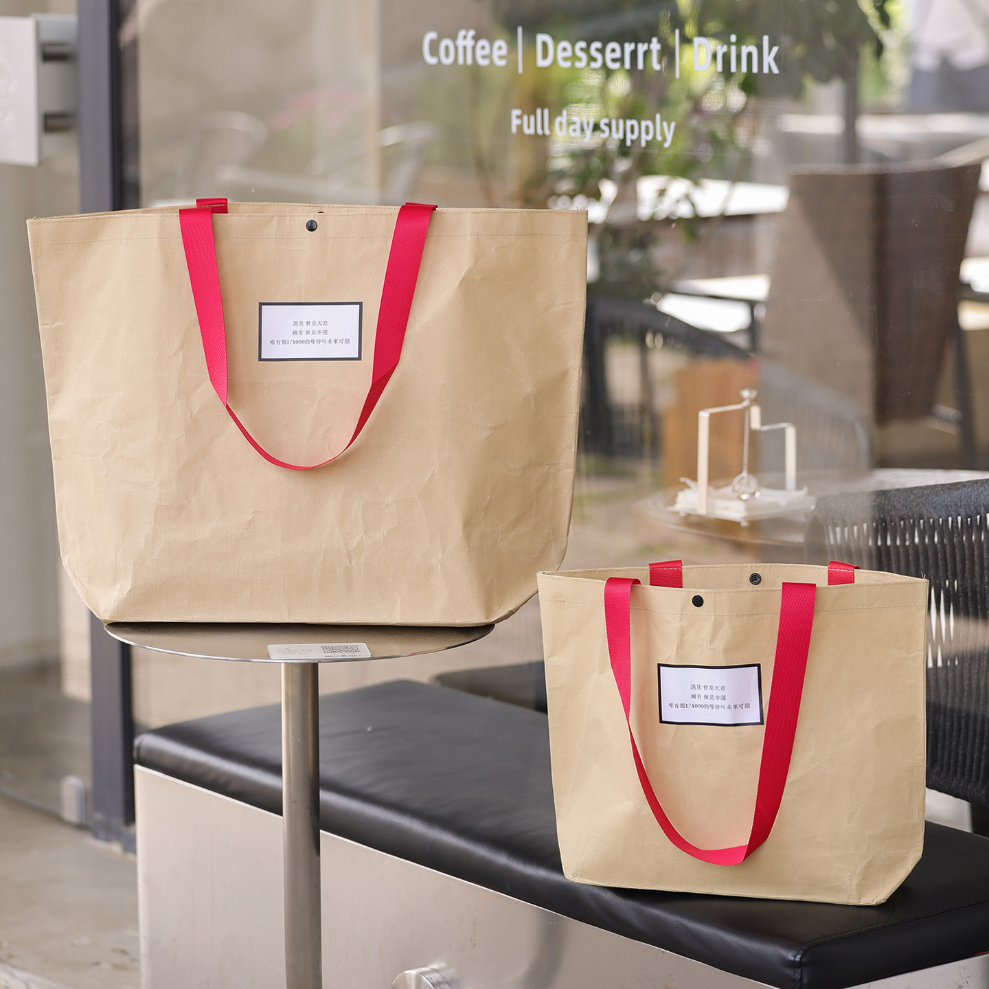 复合牛皮纸手提袋高档服装店手提袋定制logo商场通用展会广告宣传