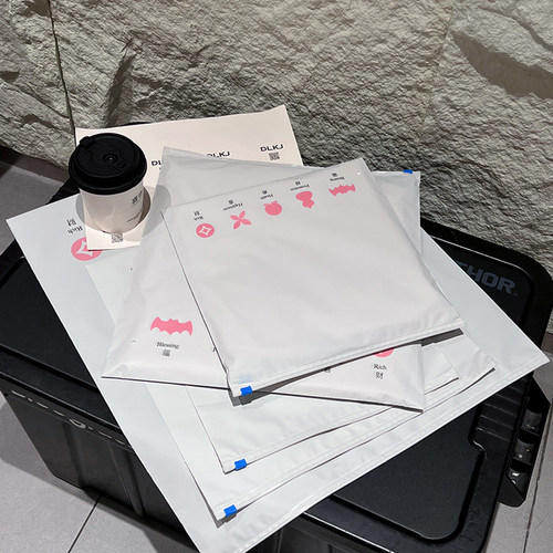 月光灰磨砂塑料袋内包装袋拉链袋打包衣服防尘防水自封袋定制logo