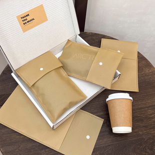 袜子包装袋加厚无纺布按扣小尺寸打包袋定制logo防尘袋礼品包装袋