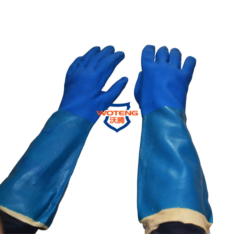 加厚隔热防水耐高温手套耐酸碱防滑防烫耐油耐200度液体高温手套