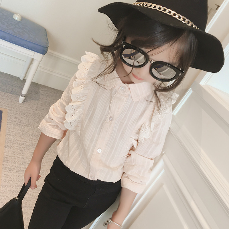 Chemise fille à manche longue - Ref 2084930 Image 1