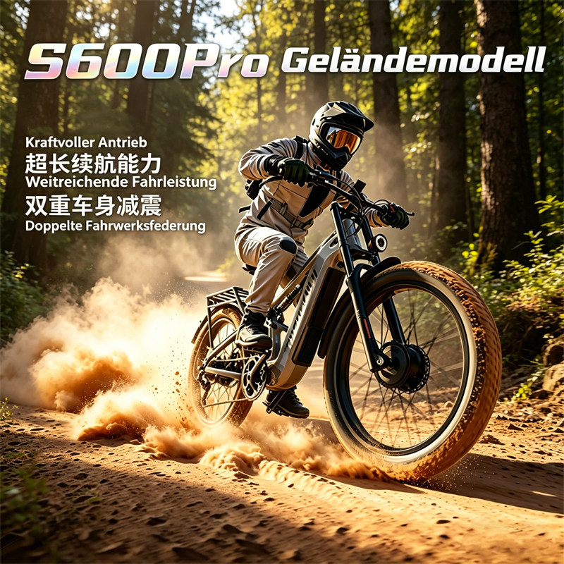 电动助力山地铝合金自行车越野爬坡锂电池成人日常通勤代步长续航