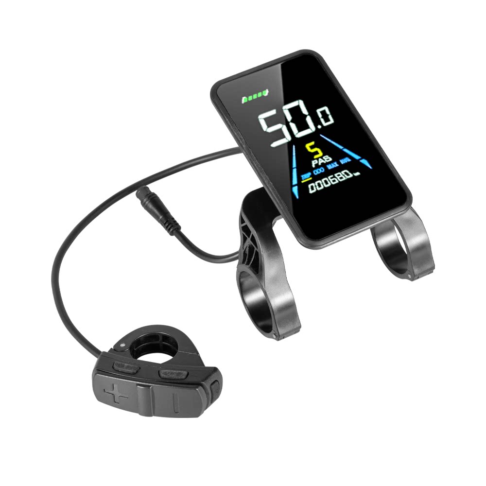 圣米洛S600越野电动助力自行车原装专用高清显示器48V仪表