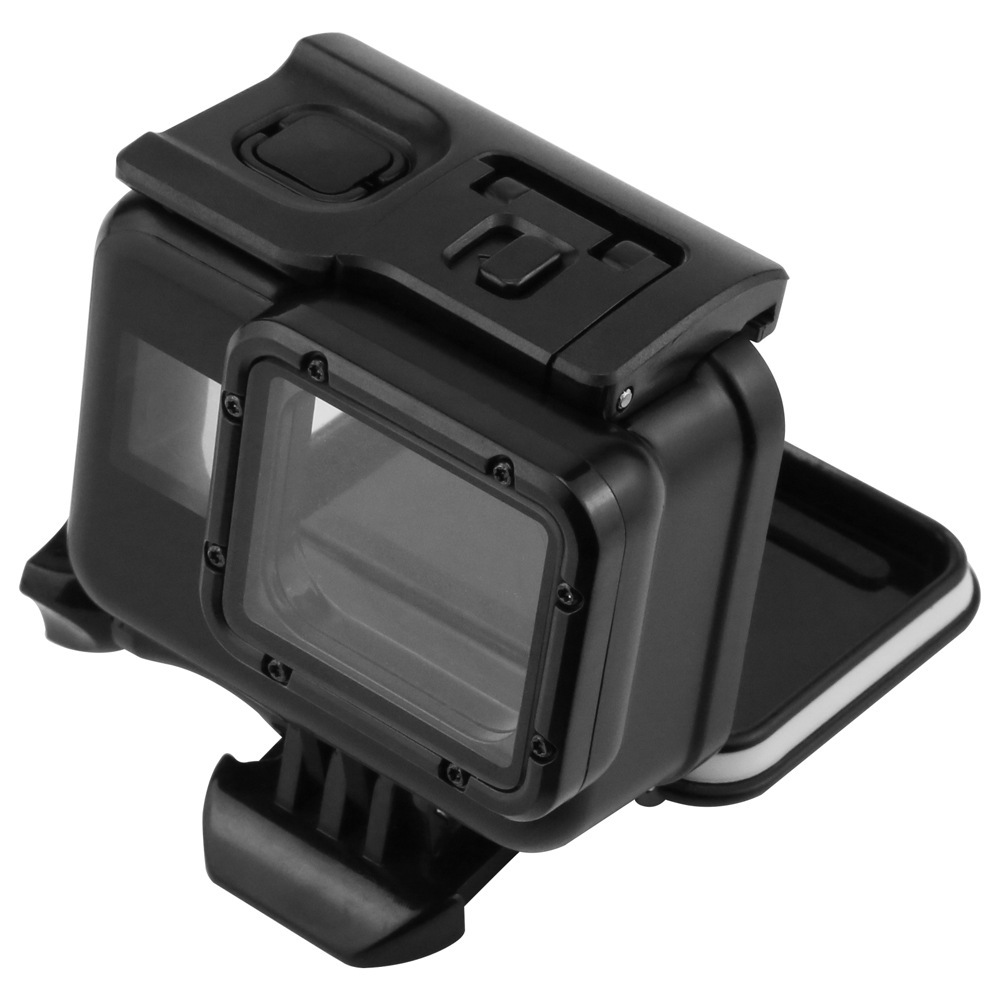 适用Gopro5 6 7black防水壳60米保护壳黑金刚炫黑潜水壳黑狗7快装