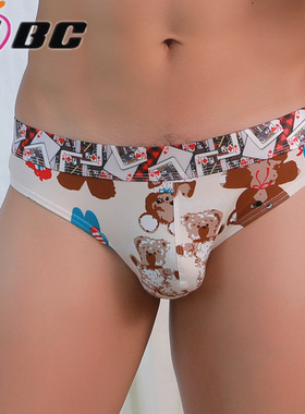 aibc厂家直销男士内裤三角裤棉花色低腰性感家居个性时尚018SJ