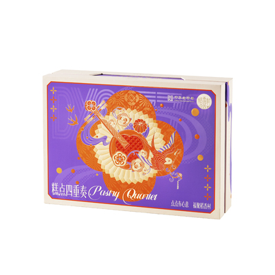 成都稻香村糕点四重奏715克曲奇