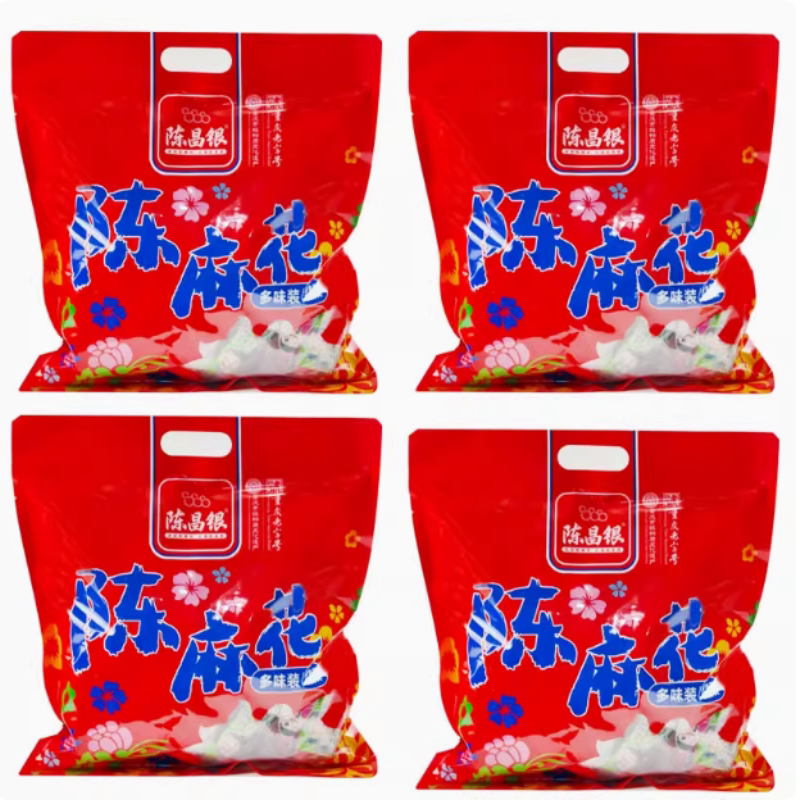 包邮重庆磁器口特产陈昌银多口味小麻花518g粗粮小麻花独立红包装