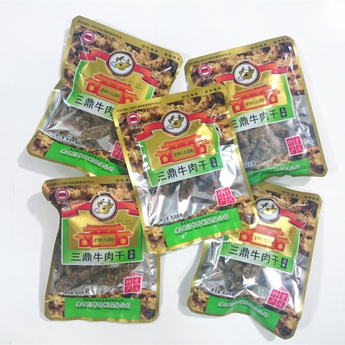 重庆老四川大酒楼三鼎牛肉干500g