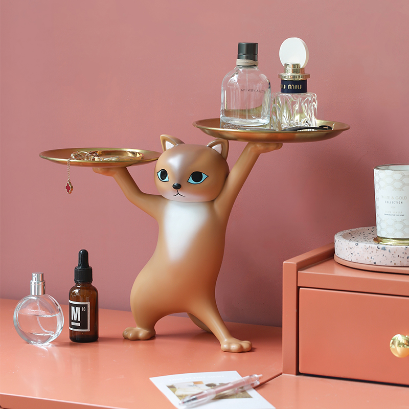 玄关钥匙收纳桌面托盘乔迁礼物