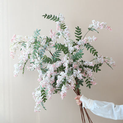米子家居仿真花高级感逼真洋槐花