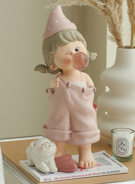 女孩轻奢高级感小众玄关客厅电视柜家居装饰品摆件闺蜜生日礼物女