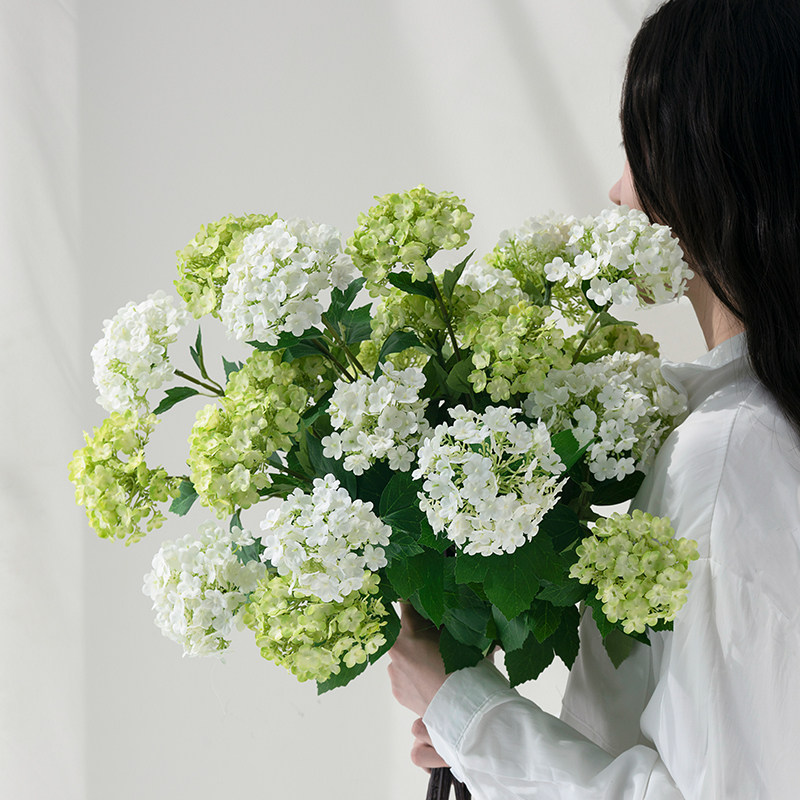 米子家居木绣球假花仿真花摆设客厅高级感摆花电视柜花卉餐桌装饰,家居饰品,仿真花/假花,淘宝优惠券,粉丝福利购,淘宝优惠卷