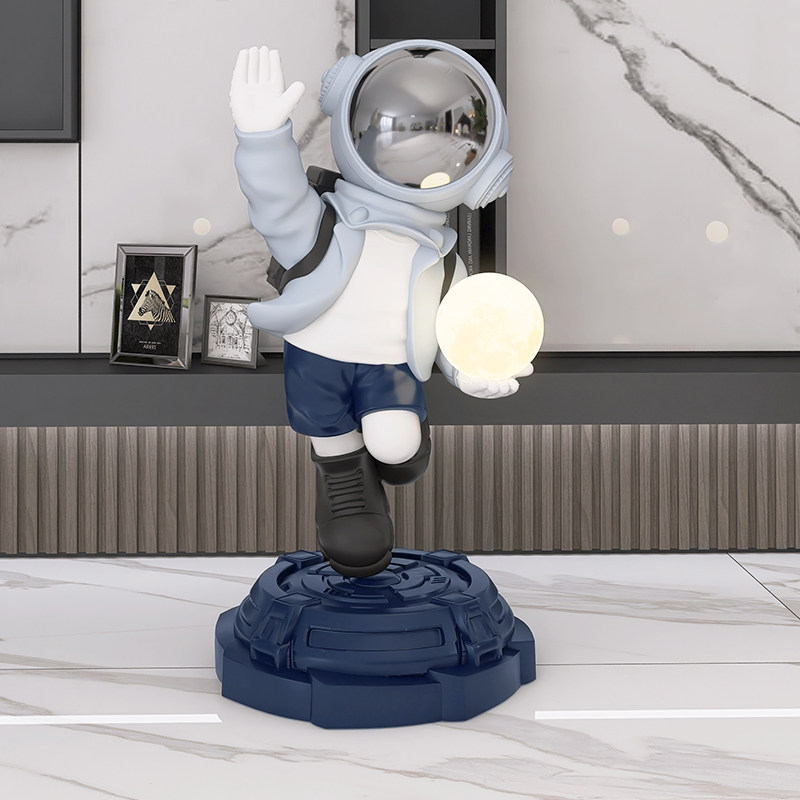 米子家居宇航员大型落地摆件灯音响太空人客厅装饰品乔迁新居礼品
