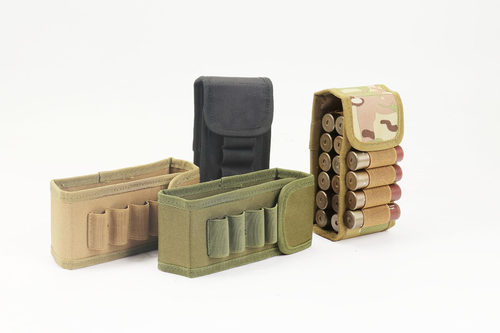 新款户外霰弹枪打猎16孔12GA弹药包MOLLE腰挂战术散弹子弹袋