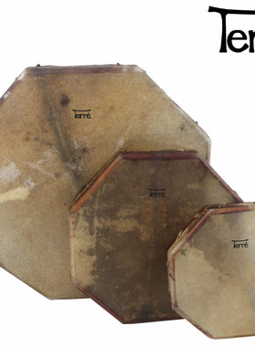 德瑞Terre山羊皮Shaman手鼓框鼓疗愈鼓德国进口大鼓优质八边形