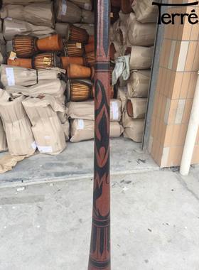 德瑞Terre烤木迪吉里杜管Didgeridoo毛利风格澳洲乐器四调新款