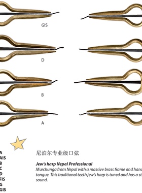 德瑞Terre口弦尼泊尔专业级Jew‘s harp Nepal Professional进口