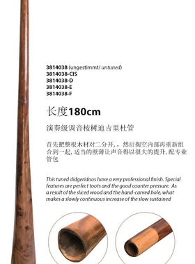 德瑞Terre演奏级调音迪吉里杜管Didgeridoo进口澳洲乐器桉木包邮