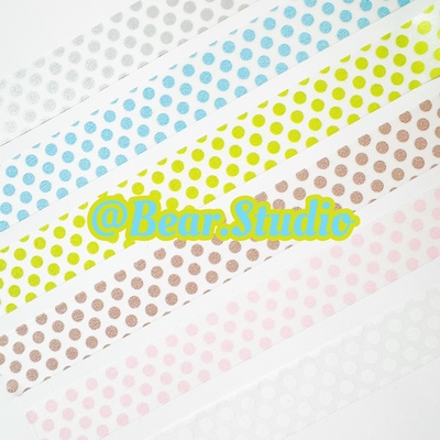 50cm分装 | MT和纸胶带 水玉波点 白波点 基础款手帐装饰