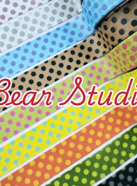 50cm分装 MT胶带分装  女川 展会 限定 彩色波点 和纸胶带