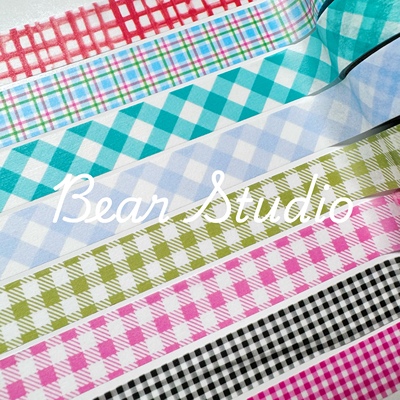 50cm分装 | MT胶带分装 格子们集合啦 手帐装饰胶带