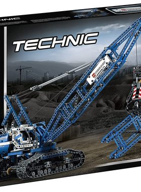 LEGO 乐高 科技机械组TECHNIC 42042 履带式起重机 拼插工程积木