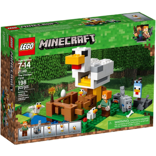 LEGO 乐高 我的世界 MINECRAFT 21140 鸡舍 儿童益智拼装游戏积木