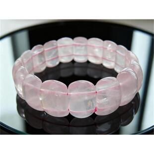 天然粉水晶手排桃花粉马粉手牌女时尚流行女友礼物手链妈妈好人缘