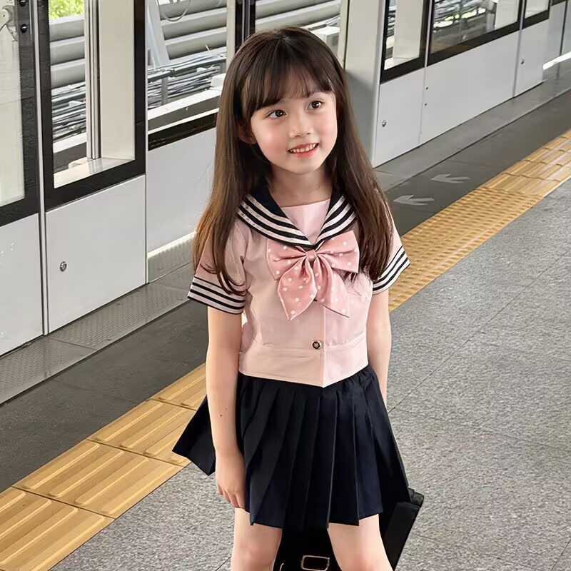 女童连衣裙jk套装制服水手服