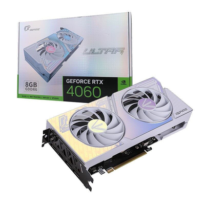 七彩虹RTX4060 Ultra W DUO OC 8G电竞光追游戏设计显卡全新正品