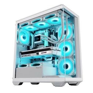 鑫谷无界1海景房全视版无立柱360水冷ATX机箱外壳