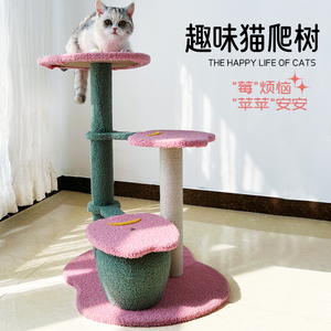 猫爬架子彩色小型猫抓板