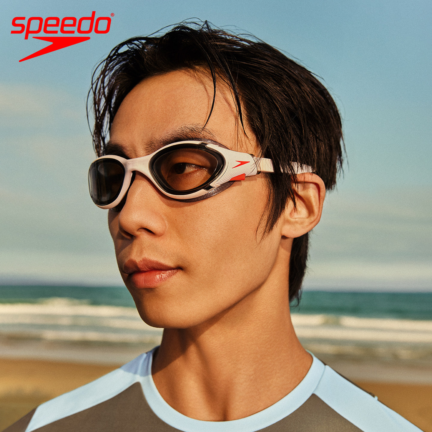 Speedo云感2.0防雾防晒泳镜