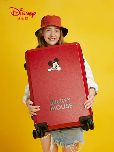 Дисней, брендовый красный чемодан с молнией, 20 дюймов, популярно в интернете