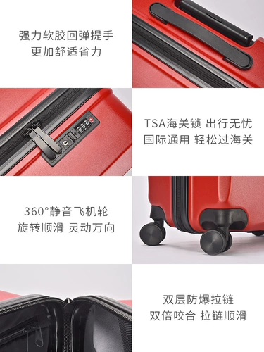 Дисней, брендовый красный чемодан с молнией, 20 дюймов, популярно в интернете