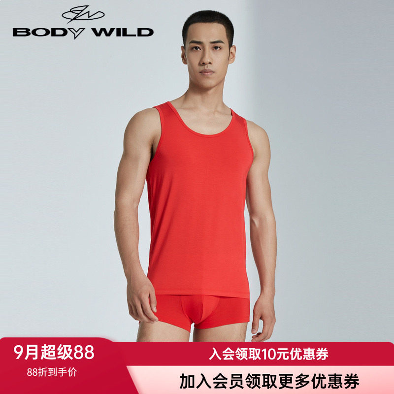 本命年莫代尔背心bodywild男士